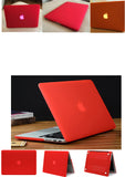 matte laptop case protective shell for mac book macbook pro 12 13 air 11 13 15.4 touch bar notebook sleeve computer accessories - wayoyo