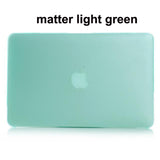 matte laptop case protective shell for mac book macbook pro 12 13 air 11 13 15.4 touch bar notebook sleeve computer accessories - wayoyo