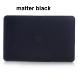 matte laptop case protective shell for mac book macbook pro 12 13 air 11 13 15.4 touch bar notebook sleeve computer accessories - wayoyo